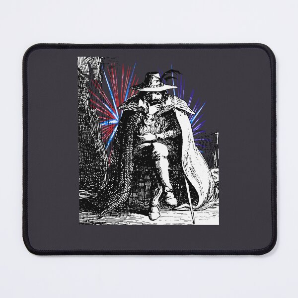 Item preview, Guy Fawkes Vintage Illustration With Colored Fireworks designed and sold by taiche.