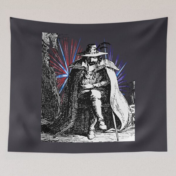 Item preview, Guy Fawkes Vintage Illustration With Colored Fireworks designed and sold by taiche.