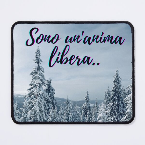 Item preview, I am a free soul - popular Italian quotes theme gifts designed and sold by RebelliousRosee.