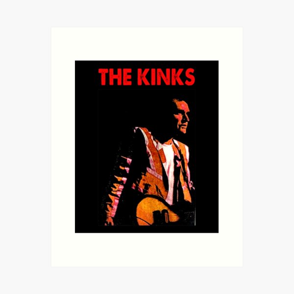 Aperçu de l'œuvre Love The Kinks Band guitare John créée et vendue par RomanKulczyn.