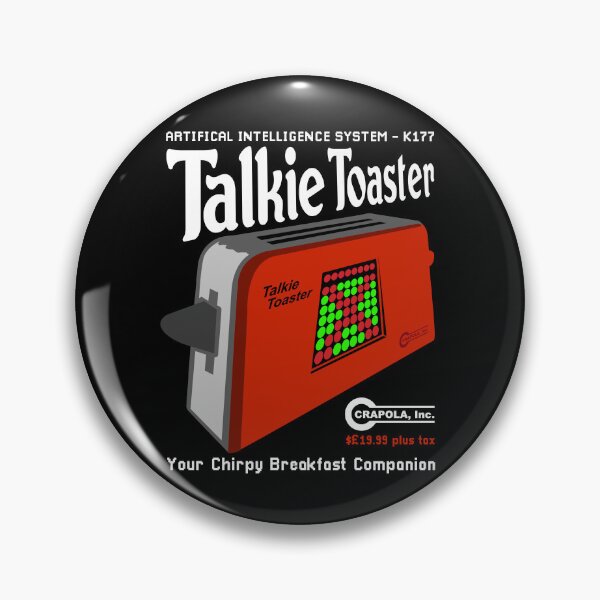 Item preview, Talkie Toaster - Your Chirpy Breakfast Companion designed and sold by Meta Cortex.