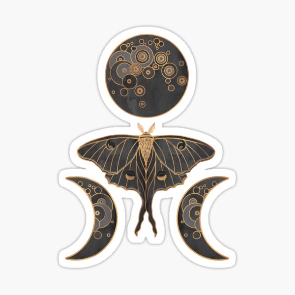 Luna moth sticker — ALPINE AYITA