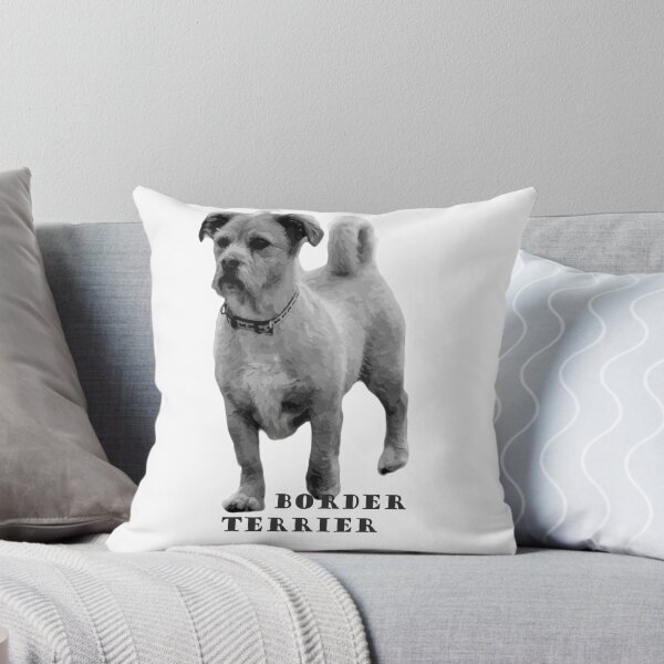 Item preview, Border Terrier in Action: Greyscale Logo designed and sold by Alius Imago.