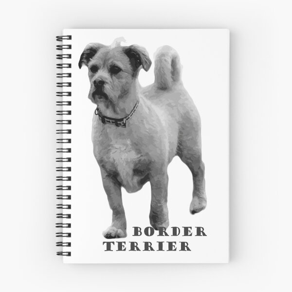 Item preview, Border Terrier in Action: Greyscale Logo designed and sold by Alius Imago.