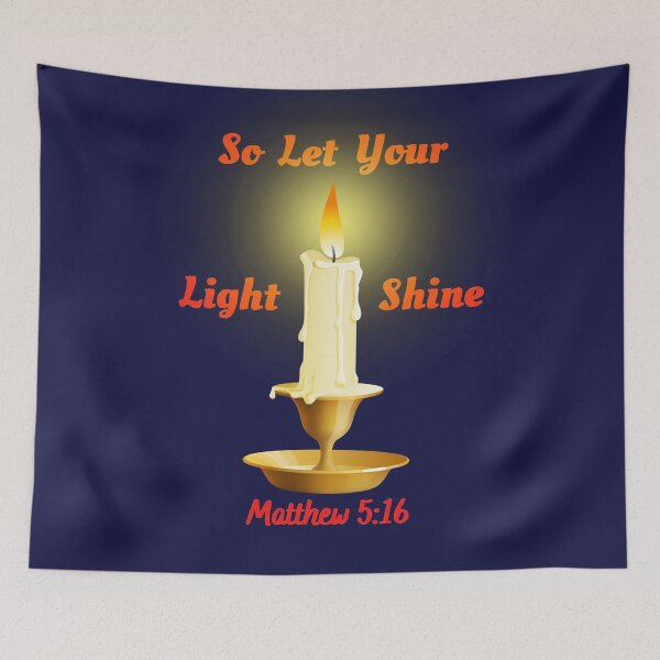 Item preview, Let Your Light Shine ~ Matthew 5:16 designed and sold by RhondaCGoins.