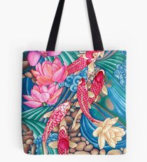 Koi Pond Tote Bag