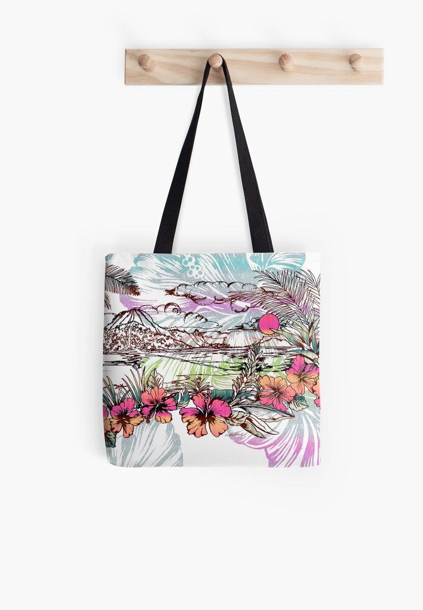 "Sail Away" Tote Bags by PolkaDotStudio Redbubble