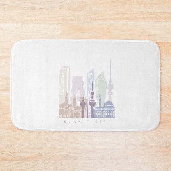 Item preview,  KUWAIT CITY SKYLINE POSTER PASTEL designed and sold by paulrommer.