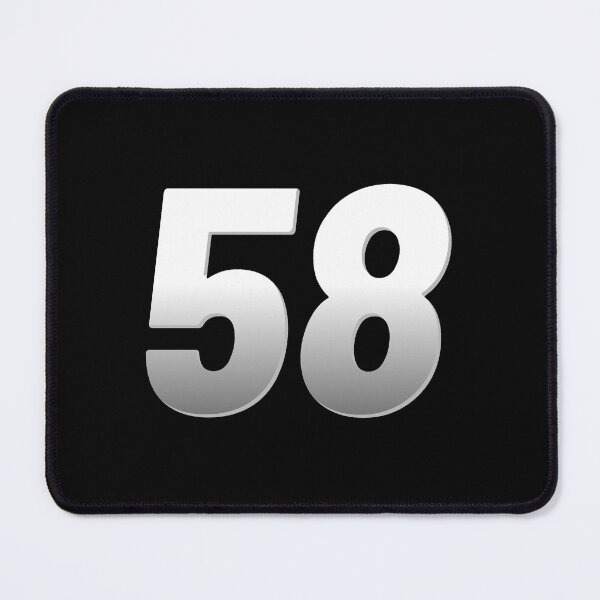 Item preview, Racing Number 58 designed and sold by Denti Kanys ⭐⭐⭐⭐⭐.