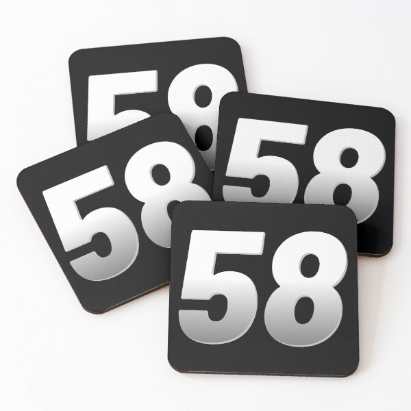 Item preview, Racing Number 58 designed and sold by Denti Kanys ⭐⭐⭐⭐⭐.