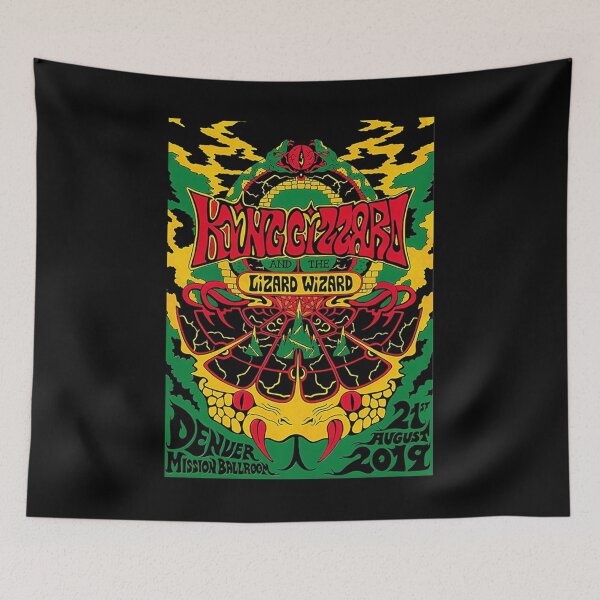 Aperçu de l'œuvre King Gizzard and the Lizard Wizard Flying Microtonal Banana créée et vendue par AlexanMitchell.