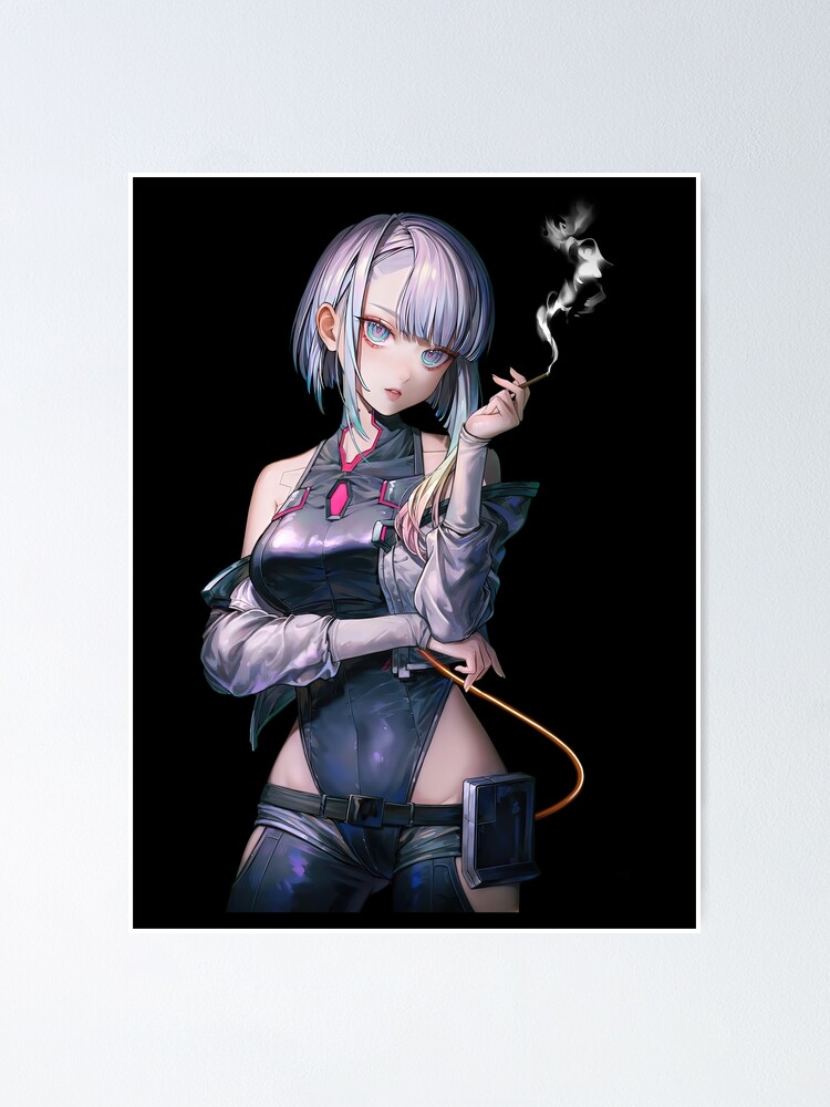 Cyberpunk Edgerunner Lucy Smoke Poster For Sale By Serena Heaney Redbubble 0388