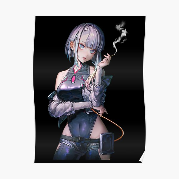 Cyberpunk Edgerunner Lucy Smoke Poster For Sale By Serena Heaney Redbubble 0065