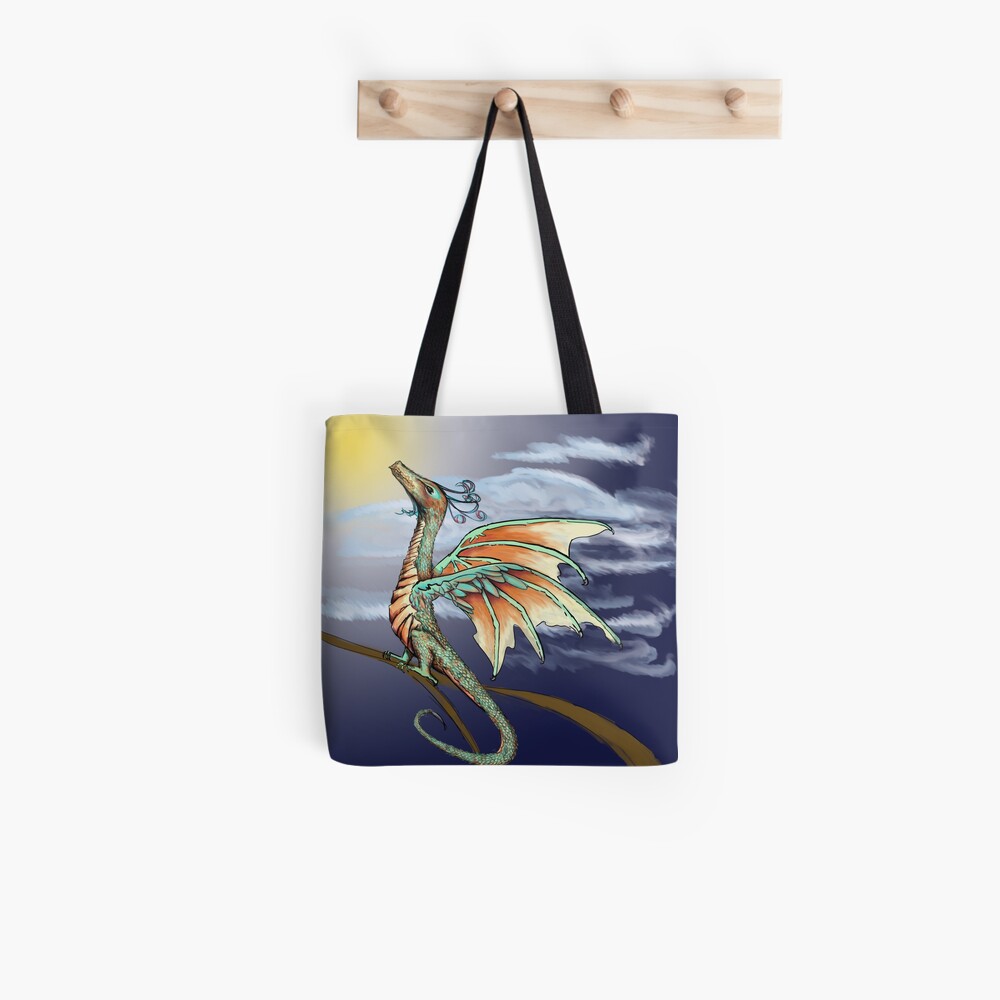 Fledgling Baby Dragon Pseudodragon Tote Bag
