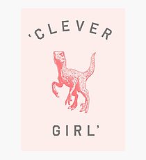 Clever Girl Photographic Print