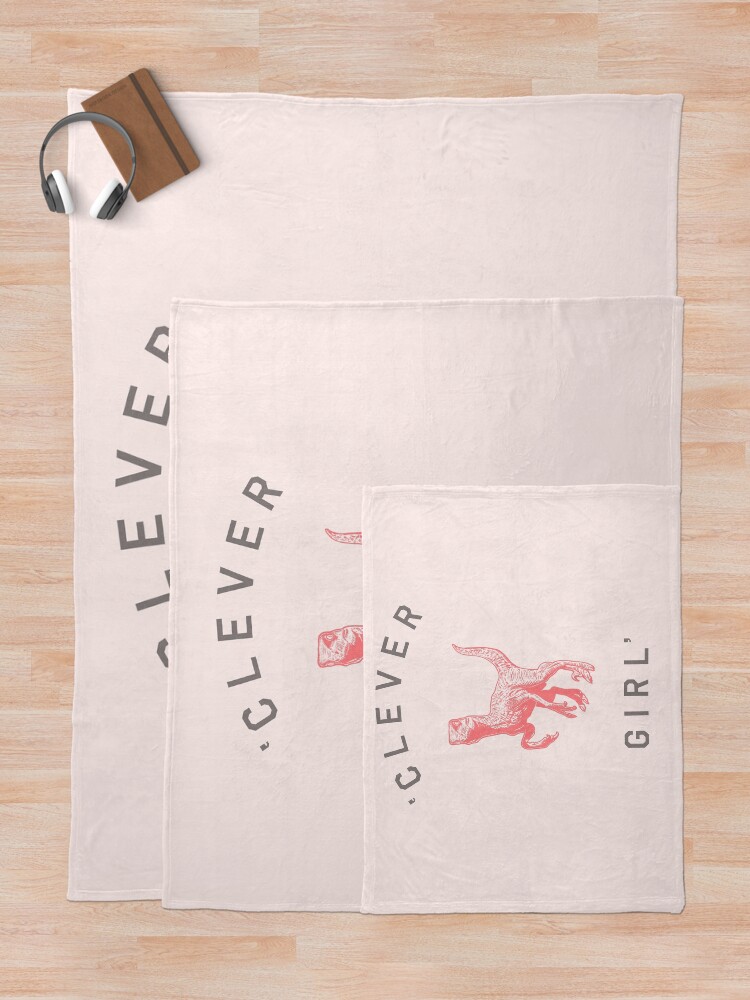 Thumbnail 5 of 6, Throw Blanket, Clever Girl designed and sold by florentbodart.