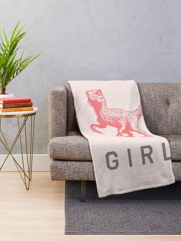 Thumbnail 2 of 6, Throw Blanket, Clever Girl designed and sold by florentbodart.