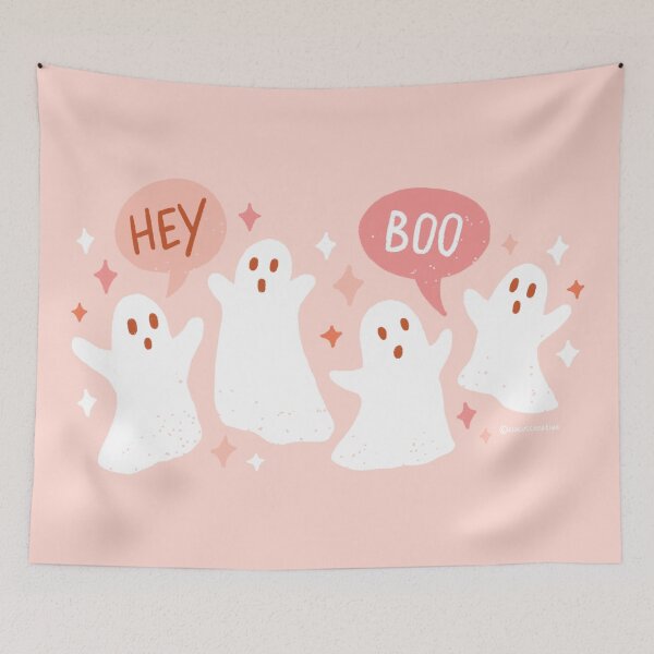 Item preview, Hey Boo - Halloween Ghosts designed and sold by CircusCreative.