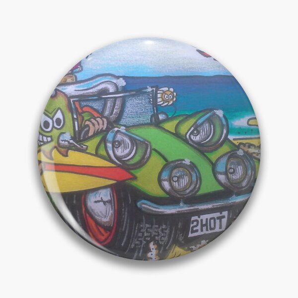 Item preview, Beach Cartoon Hotrod Dunebuggy designed and sold by Gasserdesigns.