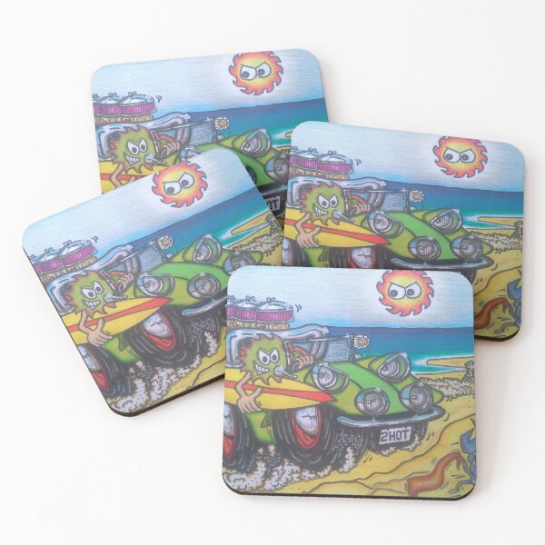 Item preview, Beach Cartoon Hotrod Dunebuggy designed and sold by Gasserdesigns.