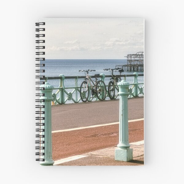 Item preview, Brighton Seafront, Old Pier, with  Bicycles  designed and sold by kathleenjean.