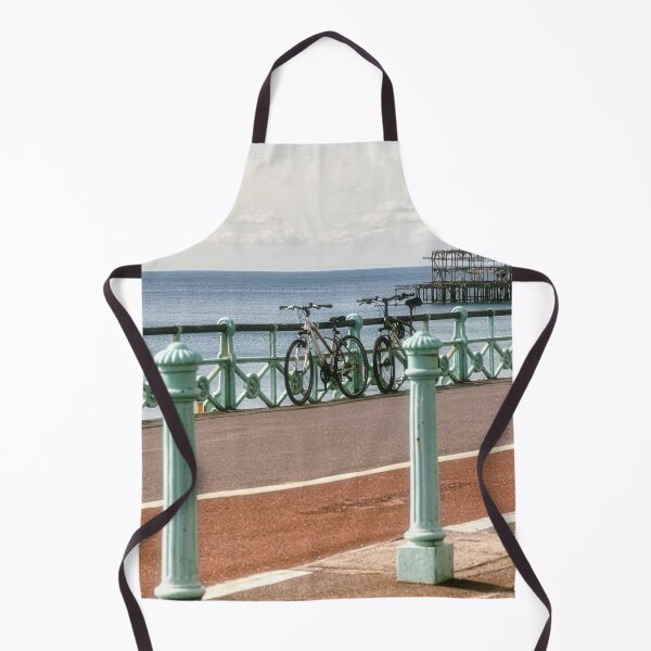 Item preview, Brighton Seafront, Old Pier, with Bicycles designed and sold by kathleenjean.