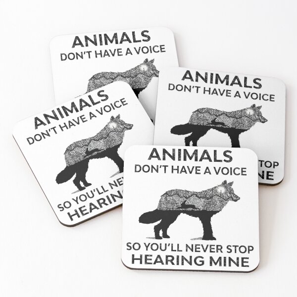 Item preview, Animals don't have a voice so you'll never stop hearing mine designed and sold by samer11.