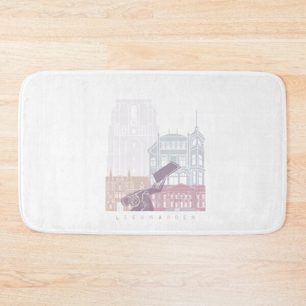 Item preview, LEEUWARDEN SKYLINE POSTER PASTEL designed and sold by paulrommer.