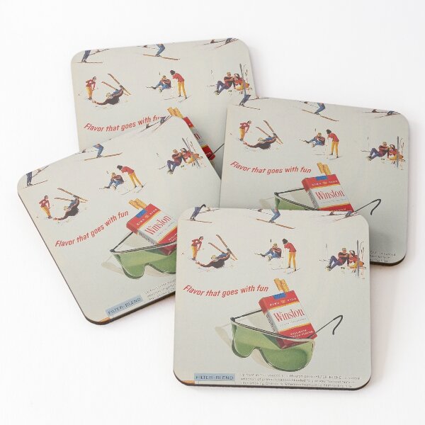 Item preview, Winston Tastes good - Skiing Cigarette designed and sold by semonougo.