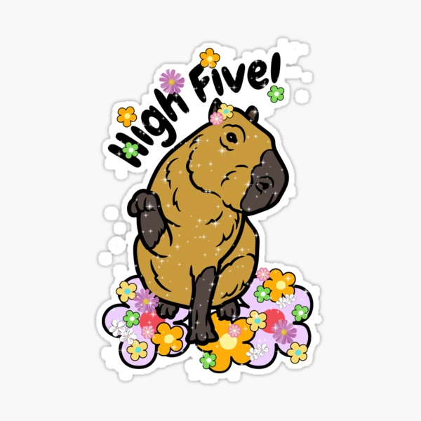 Cartoon Capybara Stickers, Laptop Stickers Kids