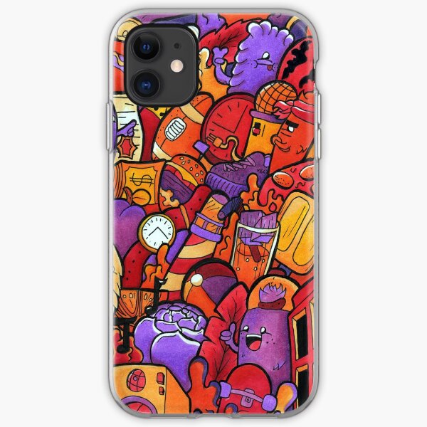 Copic Marker Doodle iPhone Soft Case