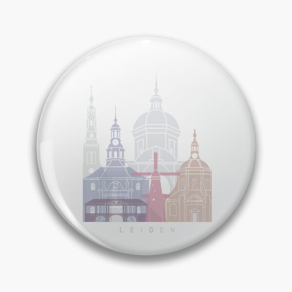 Item preview, LEIDEN SKYLINE POSTER PASTEL designed and sold by paulrommer.