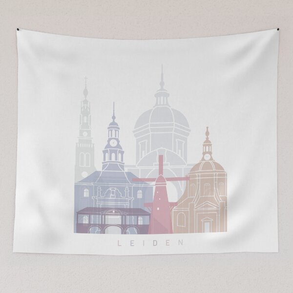 Item preview, LEIDEN SKYLINE POSTER PASTEL designed and sold by paulrommer.