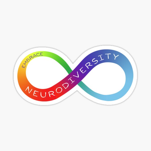 Item preview, Embrace Neurodiversity designed and sold by WonkeyCreations.