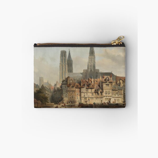 Item preview, The Quay of Paris in Rouen - Johannes Bosboom, 1839 designed and sold by 2Girls1Shirt.