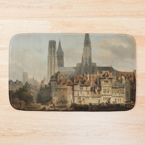 Item preview, The Quay of Paris in Rouen - Johannes Bosboom, 1839 designed and sold by 2Girls1Shirt.
