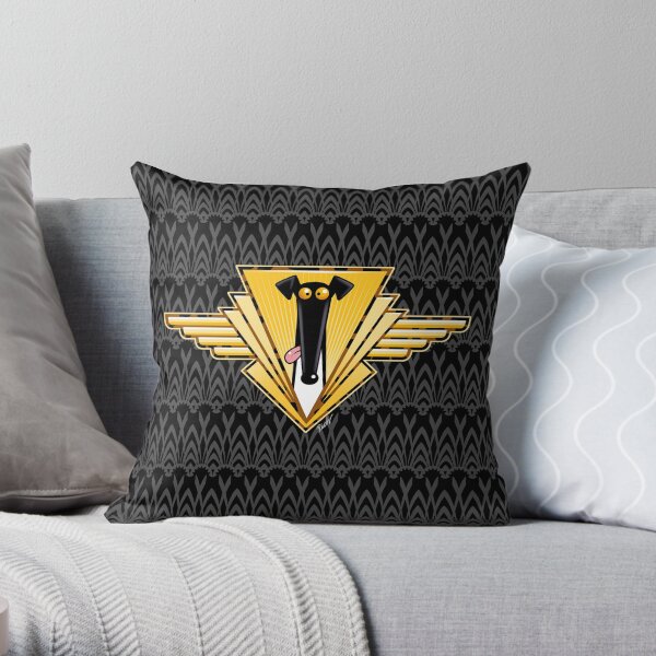Derp Deco Throw Pillow