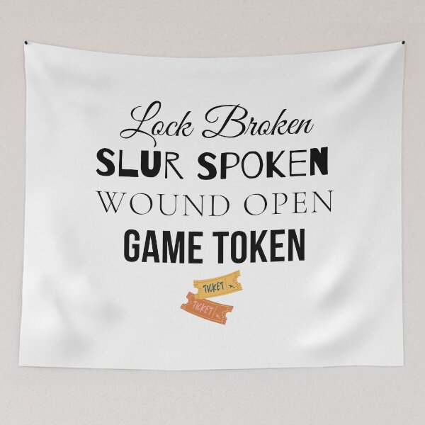 Item preview, Lock Broken Slur Spoken Wound Open Game Token - Taylor Swift High Infidelity designed and sold by bombalurina.