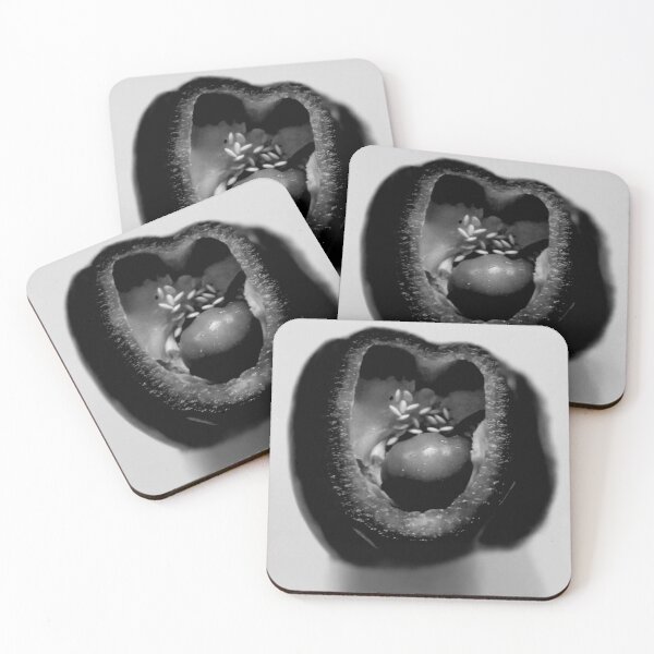 Item preview, bell pepper black and white designed and sold by Francespoppy.