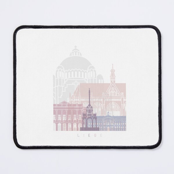 Item preview, LIEGE SKYLINE POSTER PASTEL designed and sold by paulrommer.