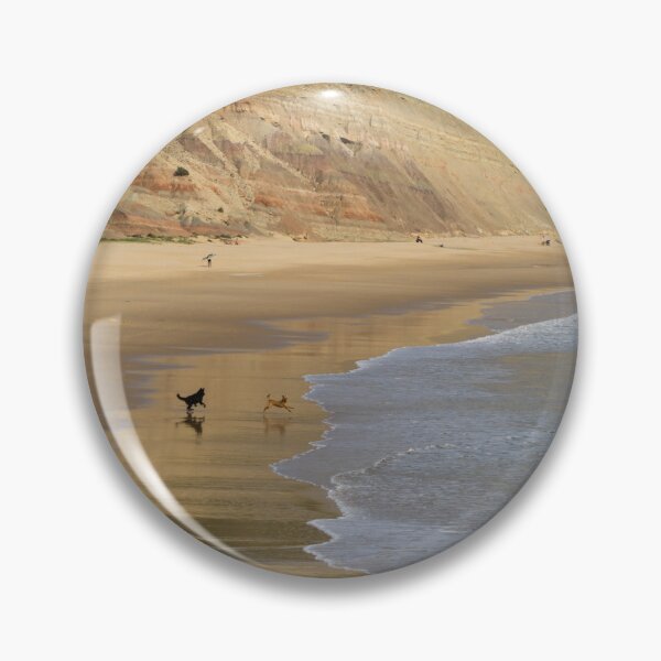 Item preview, Pure Joy - Dogs Running on the Beach designed and sold by Georgia Mizuleva.
