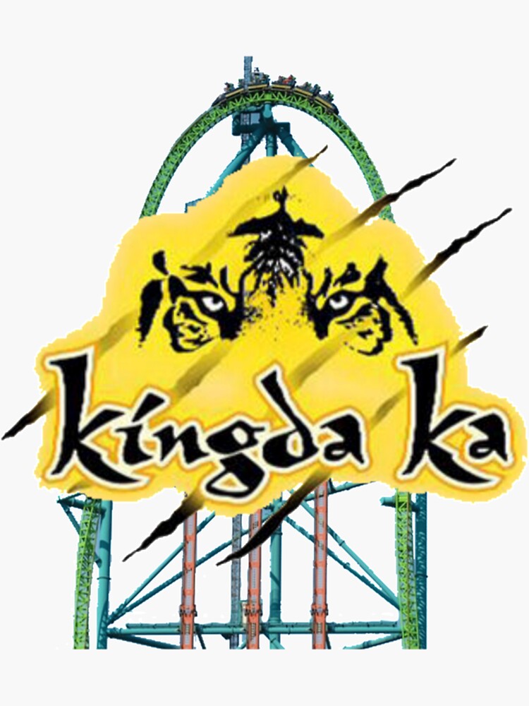 Kingda Ka Six Flags Great Adventure Sticker For Sale By Nanettetaylor