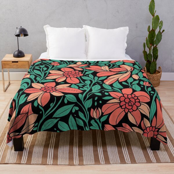 Artikelvorschau, Fun flowers tropical pattern entworfen und verkauft von Purple-Horizon.