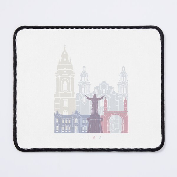 Item preview, LIMA SKYLINE POSTER PASTEL designed and sold by paulrommer.