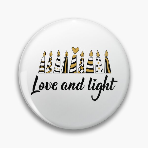 Item preview,  Love and light. Happy Hanukkah print designed and sold by pidzam4e.