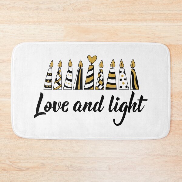 Item preview,  Love and light. Happy Hanukkah print designed and sold by pidzam4e.