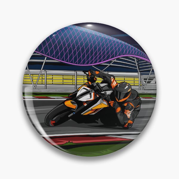 Item preview, SuperDuke on the race track designed and sold by MotorcycleLove.