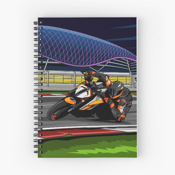 Item preview, SuperDuke on the race track designed and sold by MotorcycleLove.
