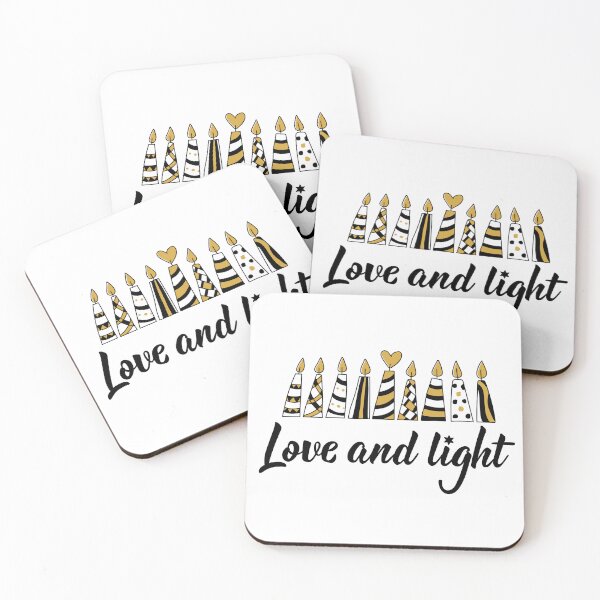 Item preview,  Love and light. Happy Hanukkah print designed and sold by pidzam4e.