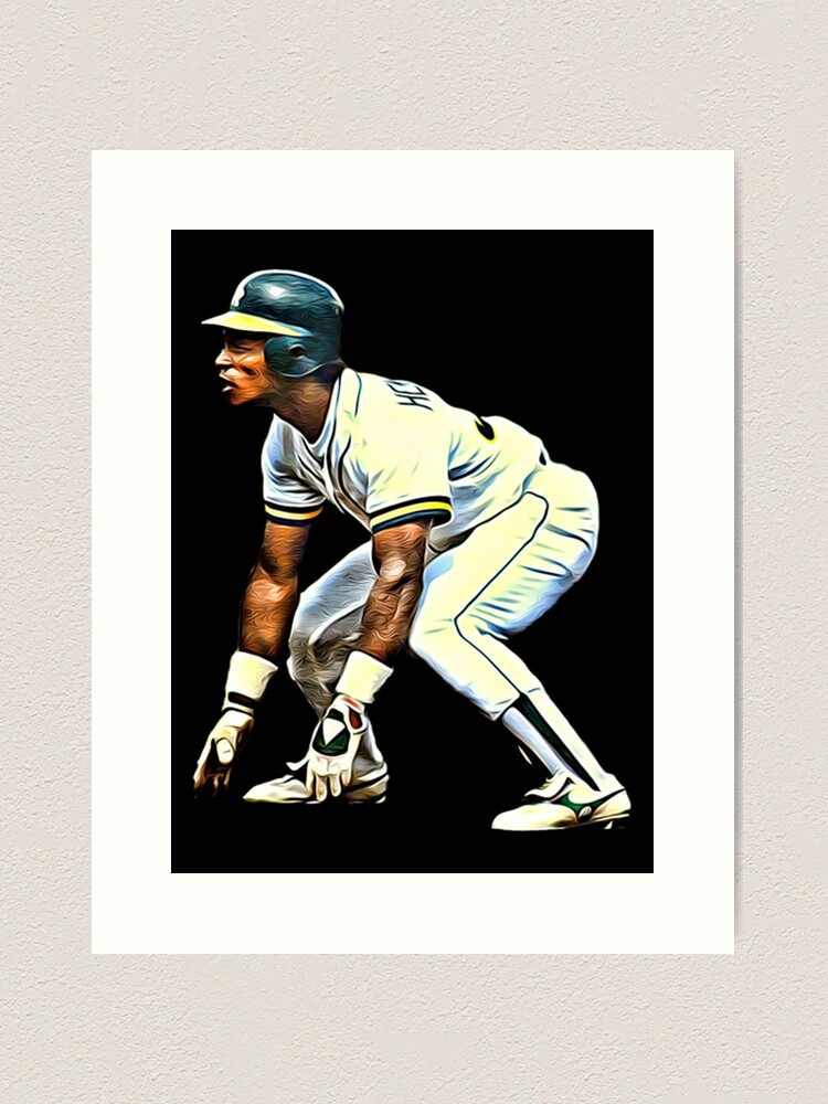 Rickey Henderson The Man of Steal Art Print for Sale by NguyetCadriel